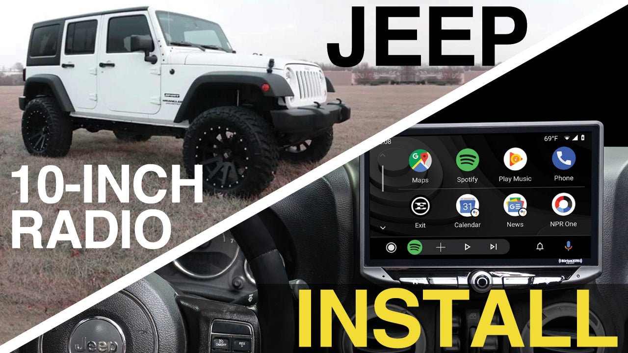 How to Install HEIGH10 on Your Wrangler JK to Get a 10" Radio Upgrade - Stinger