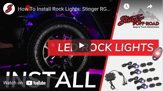 How to Install Rock Lights on Your Jeep Wrangler - Stinger