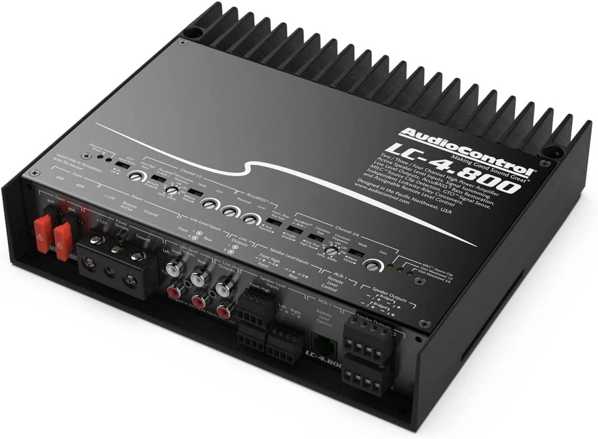 AudioControl LC-4.800 4-Channel Car Amplifier with AccuBass