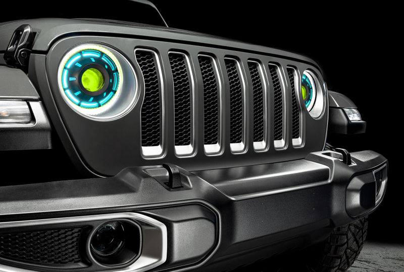 Jeep Wrangler JL (2018+)/Gladiator JT (2020+) Oculus ColorSHIFT Bi-LED Projector Headlights (2.0 Controller)