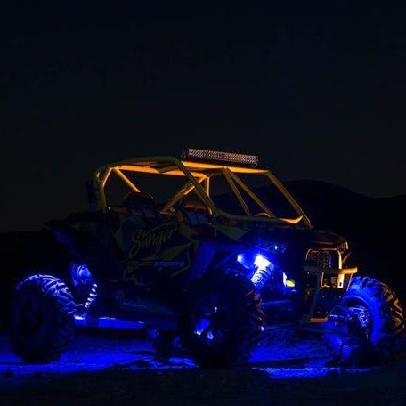 Liquid, Mud, Dust & Impact resistant LED Rock Lights - Bright Blue - 2 Pair