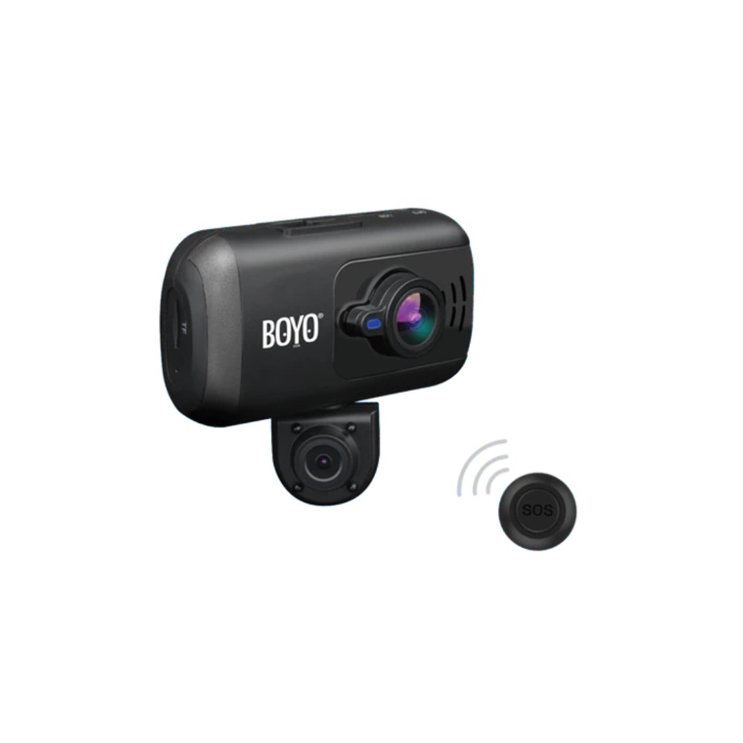 BOYO Full HD 2-Channel Dashcam Recorder | VTR217GW