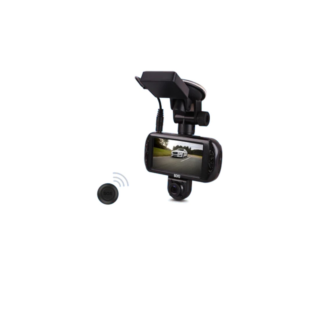 BOYO Full HD 2-Channel Dashcam Recorder | VTR217GW