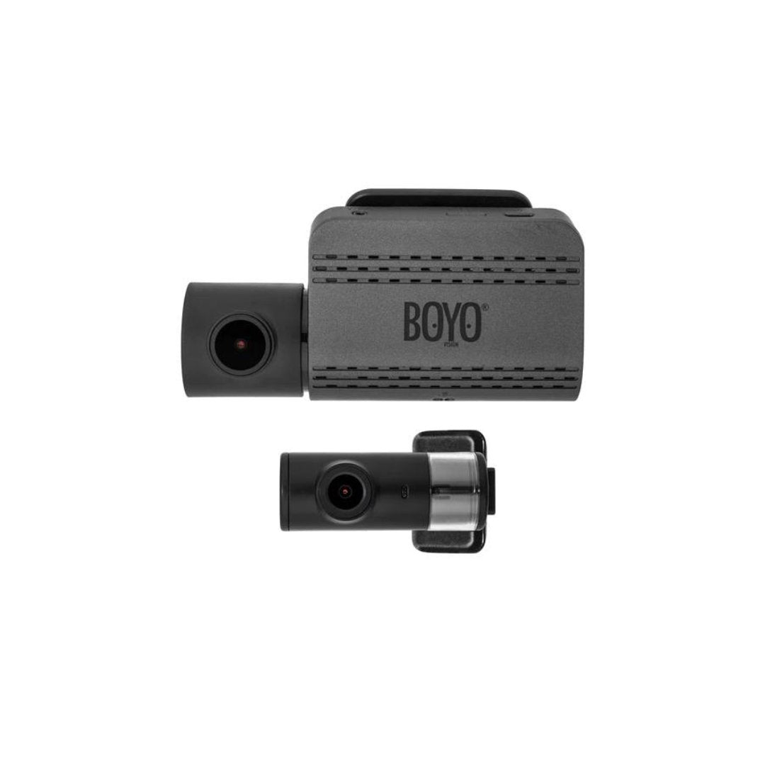 BOYO Full HD 2-Channel Dashcam Recorder with Wi-Fi Connectivity to Smartphone | VTR219GW