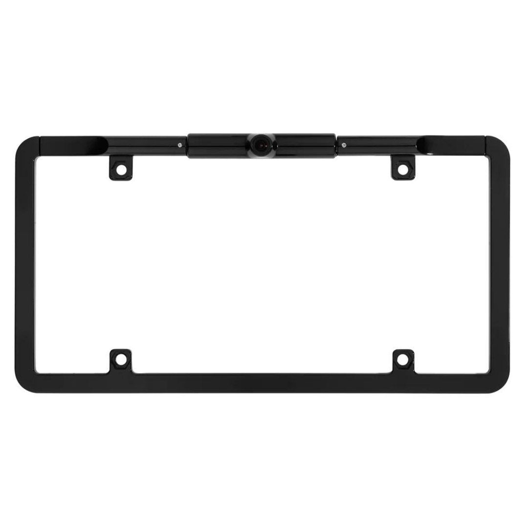 BOYO Ultra Slim Full-Frame License Plate Mounted Backup Camera with Trajectory Parking Lines (Black) | VTL375TJ