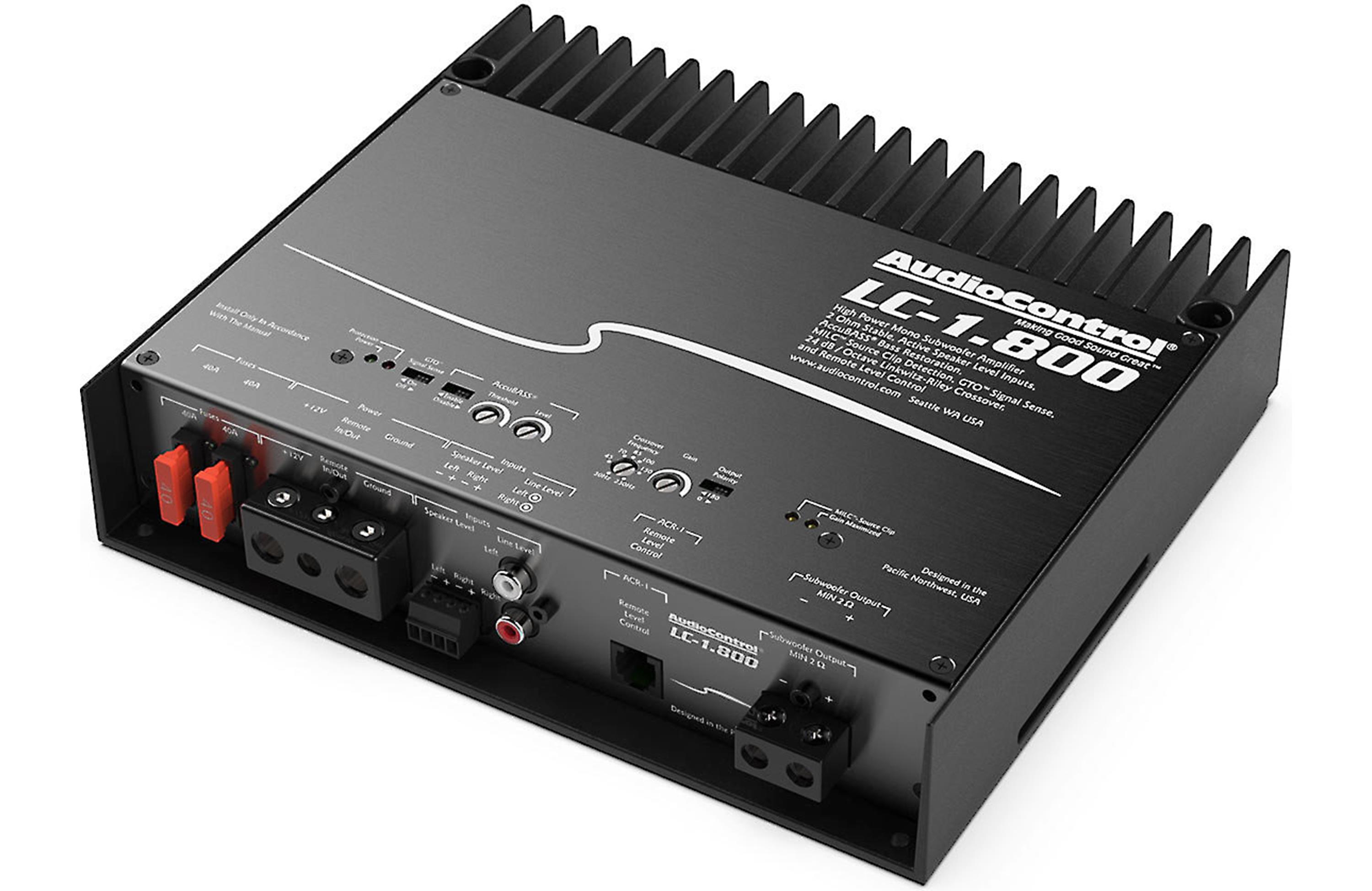 AudioControl LC-1.800 Mono Subwoofer Amplifier