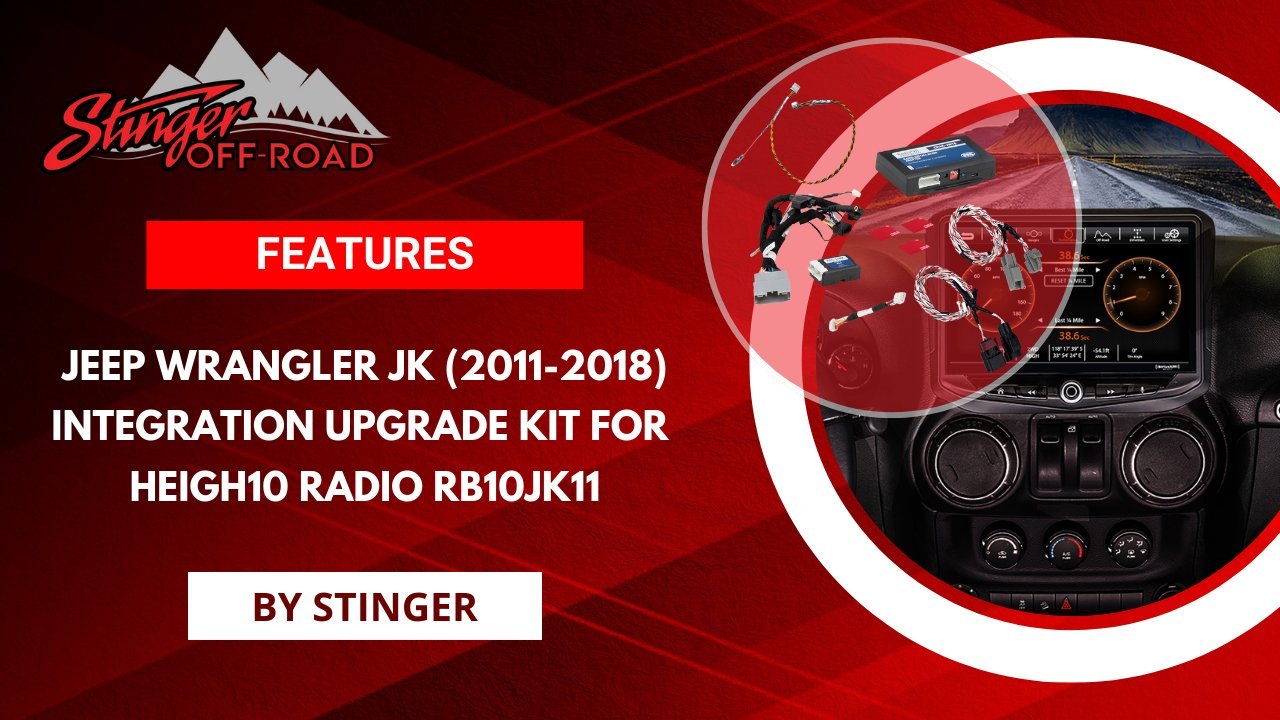 Jeep Wrangler JK (2011-2018) Integration Upgrade Kit for RB10JK11
