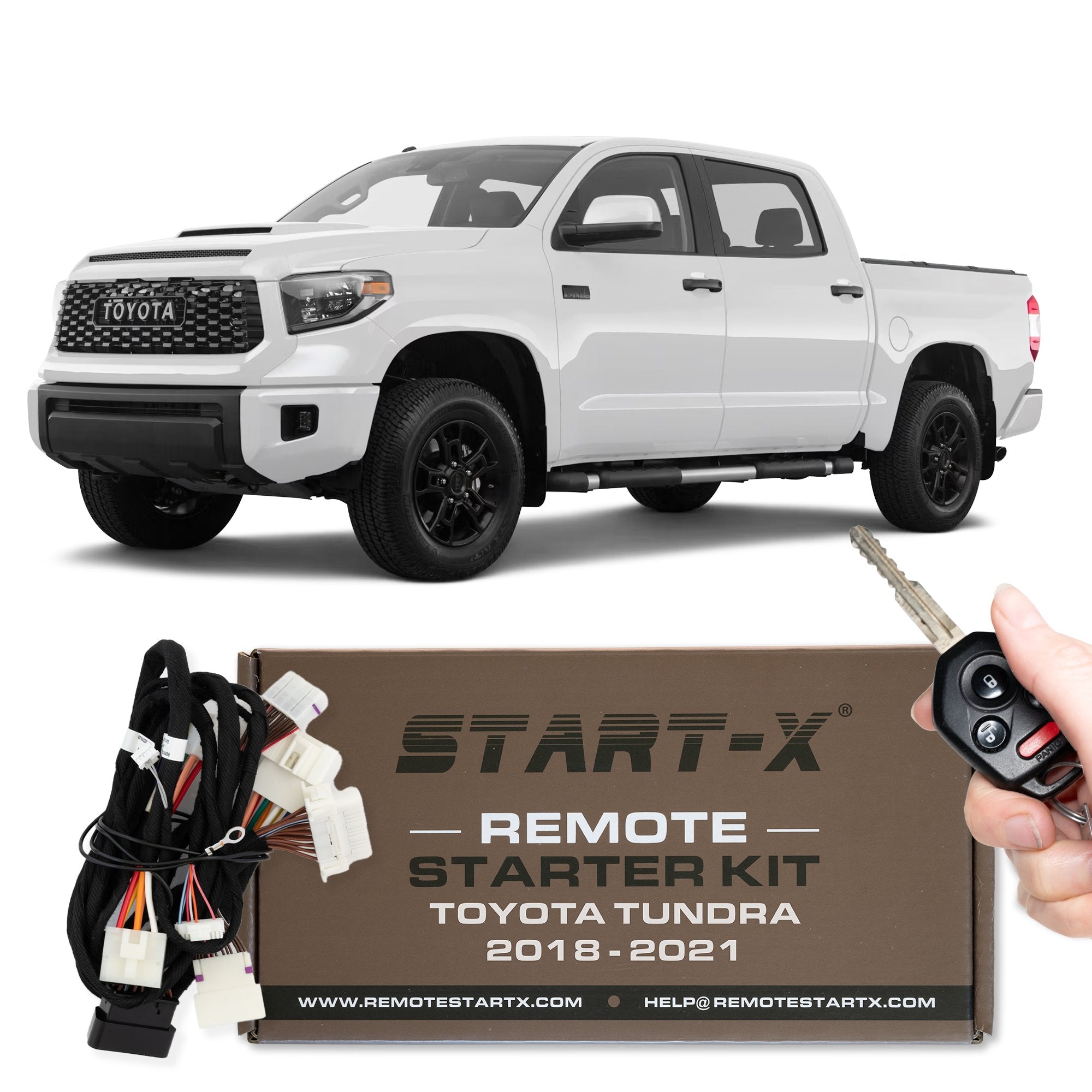 Start-X Plug N Play Remote Starter Kit for Toyota Tundra (2018-2021) / Key Start