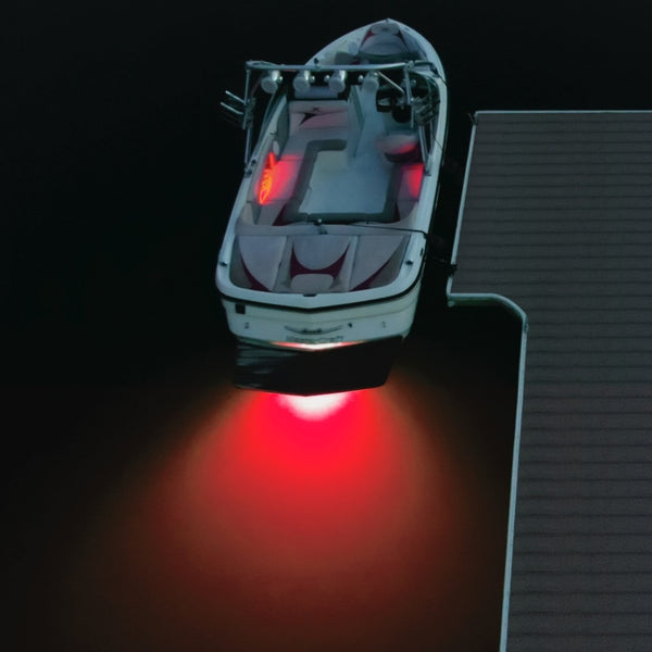 3.5" RED MARINE UNDERWATER TRANSOM LED