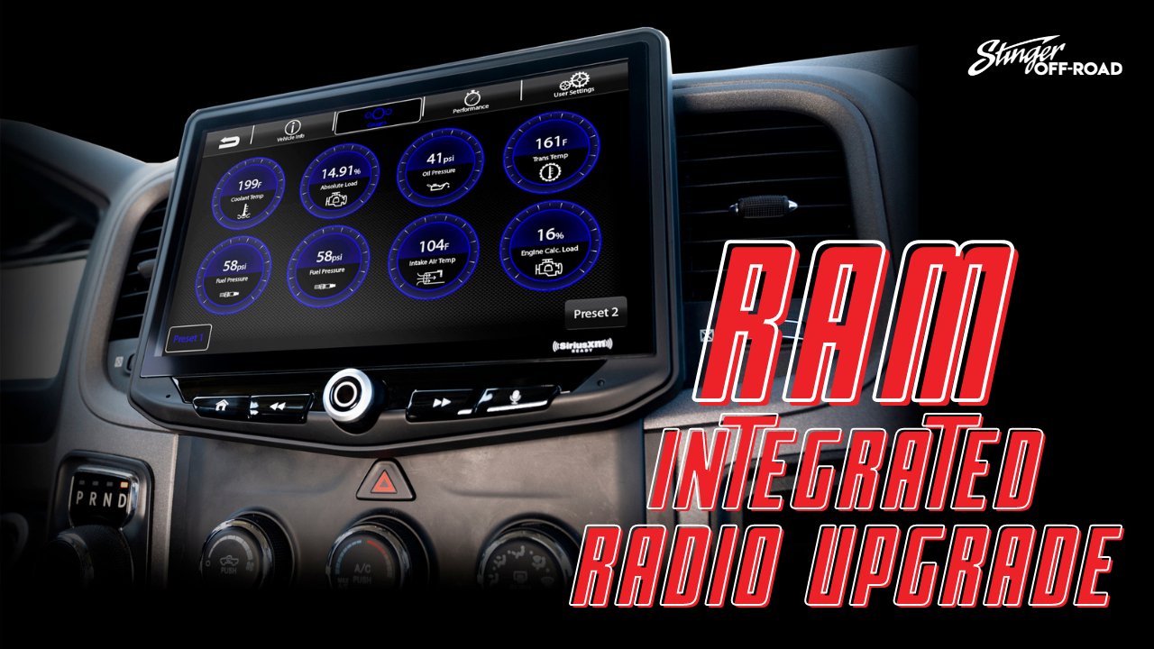RAM Truck Integrated Radio Upgrade Features - Stinger