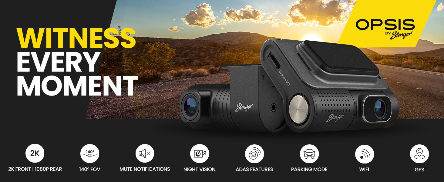 Stinger OPSIS 2K Quad HD Dash Cam: What Makes Stinger's New Dash Cam So Useful - Stinger