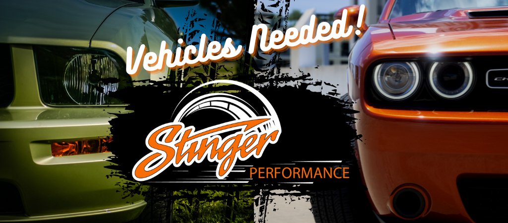 Vehicles Needed For Install Videos - Stinger