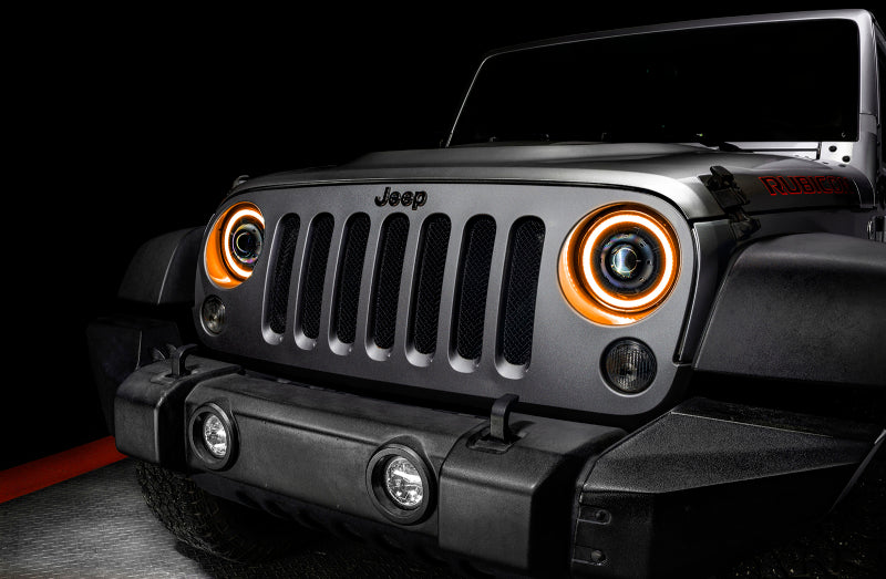 ORACLE Lighting 0718 Jeep Wrangler JK Oculus 7in Switchback BiLED Projector Headlights SEE WARRANTY