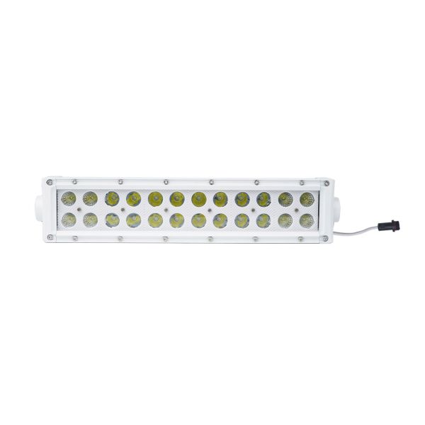 14.25" Marine Grade Dual Row Straight Light Bar with 72 - Watt 24 x 3W High Intensity LEDs