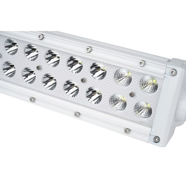 14.25" Marine Grade Dual Row Straight Light Bar with 72 - Watt 24 x 3W High Intensity LEDs