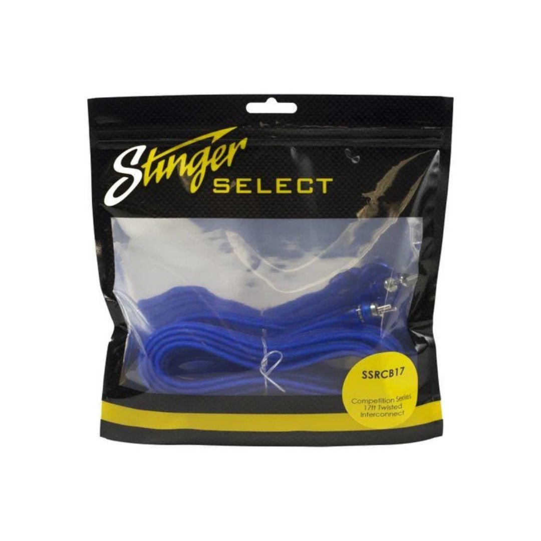 17ft Stinger Select 2 - Channel RCA Twisted Interconnect Cable