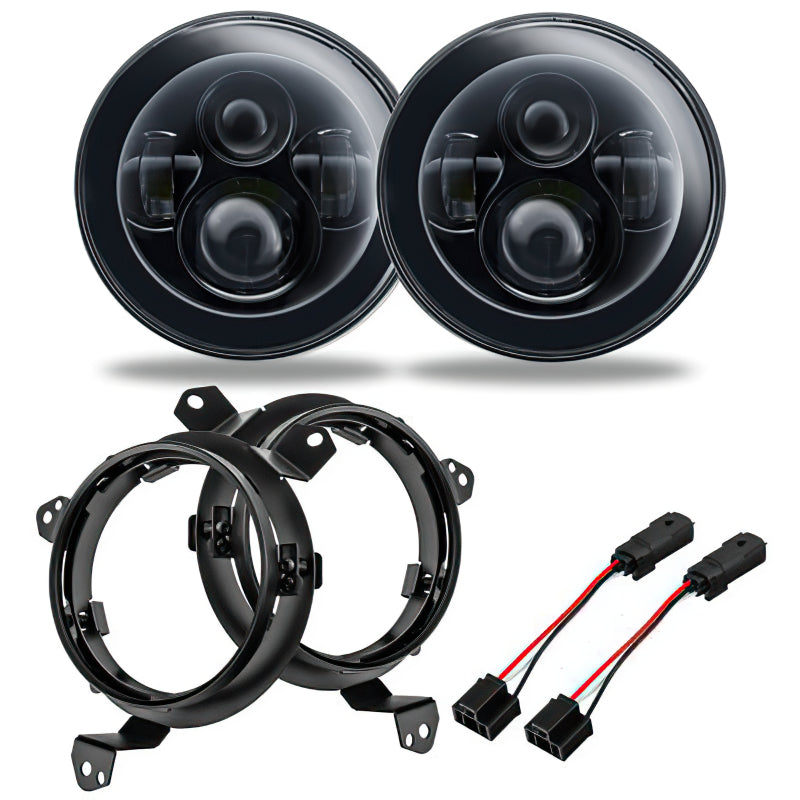 Oracle Jeep Wrangler JL/Gladiator JT 7in. High Powered LED Headlights (Pair) - No Halo NO RETURNS