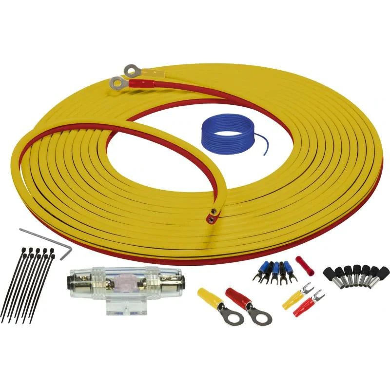 4GA Marine Compliant Wiring Kit With Dual Siamese Power/Ground Wire (3 Meter)