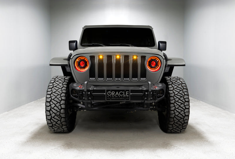 Oracle Oculus Bi-LED Projector Headlights for Jeep JL/Gladiator JT - ColorSHIFT w/o Controller