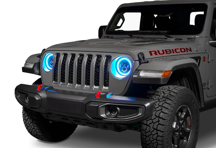 Oracle Jeep Wrangler JL/Gladiator JT 7in. High Powered LED Headlights (Pair) - No Halo SEE WARRANTY