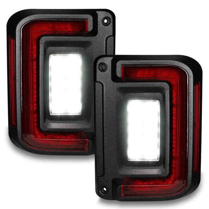 Oracle 07-17 Jeep Wrangler JK Flush Mount LED Tail Lights - Tinted SEE WARRANTY