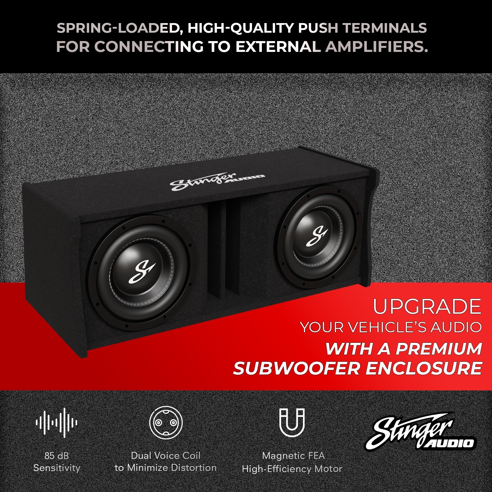 10 shops inch dual voice coil subwoofer