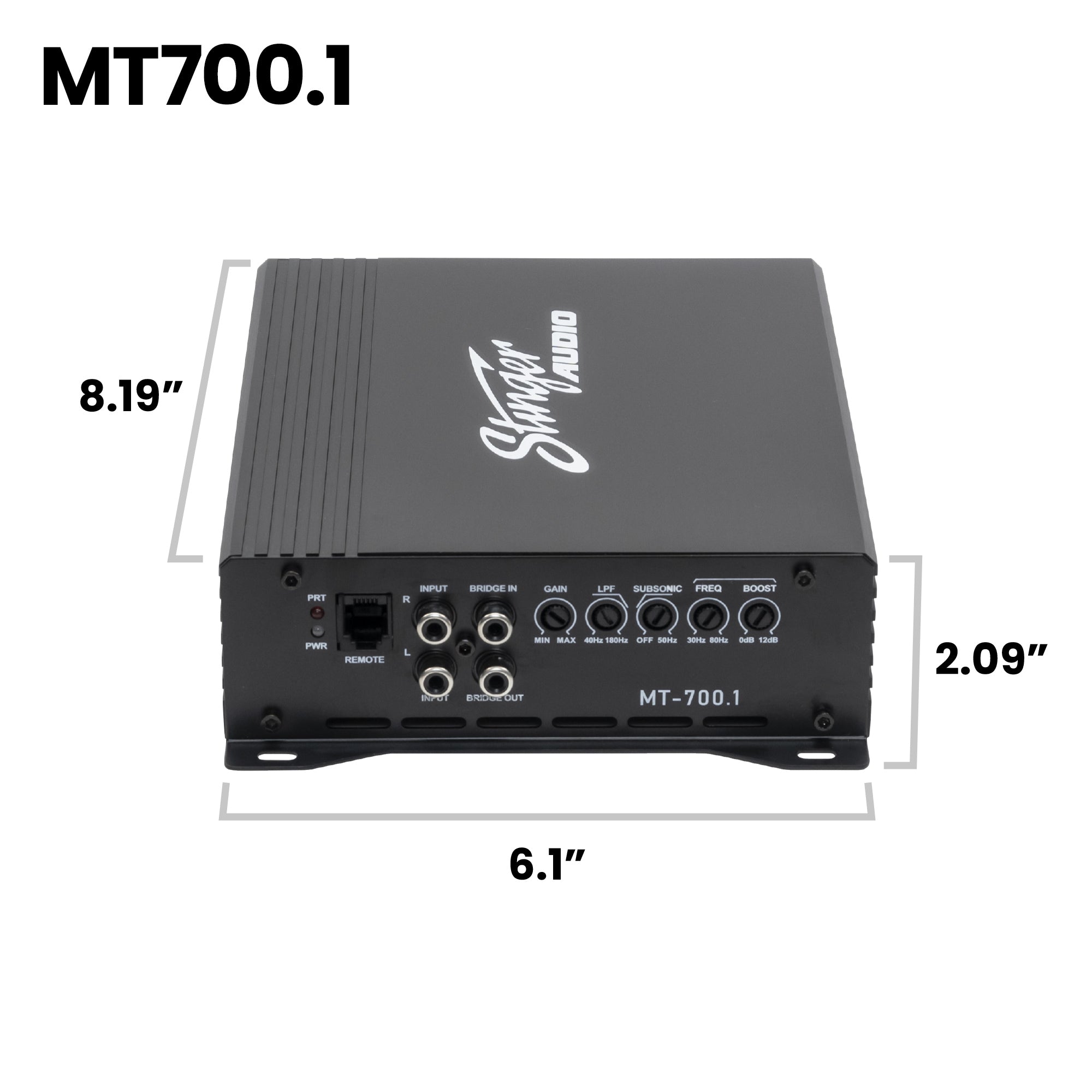 Stinger Audio Party Pack - Single 12" 700W (RMS)/1200W (Max) Loaded Ported Subwoofer Enclosure + Amplifier + Amp Wiring Kit