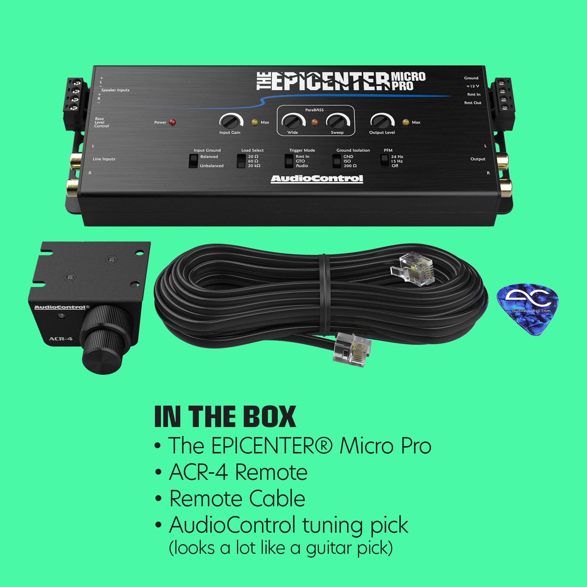 AudioControl The Epicenter Micro PRO Bass Restoration Processor & Line Output Converter