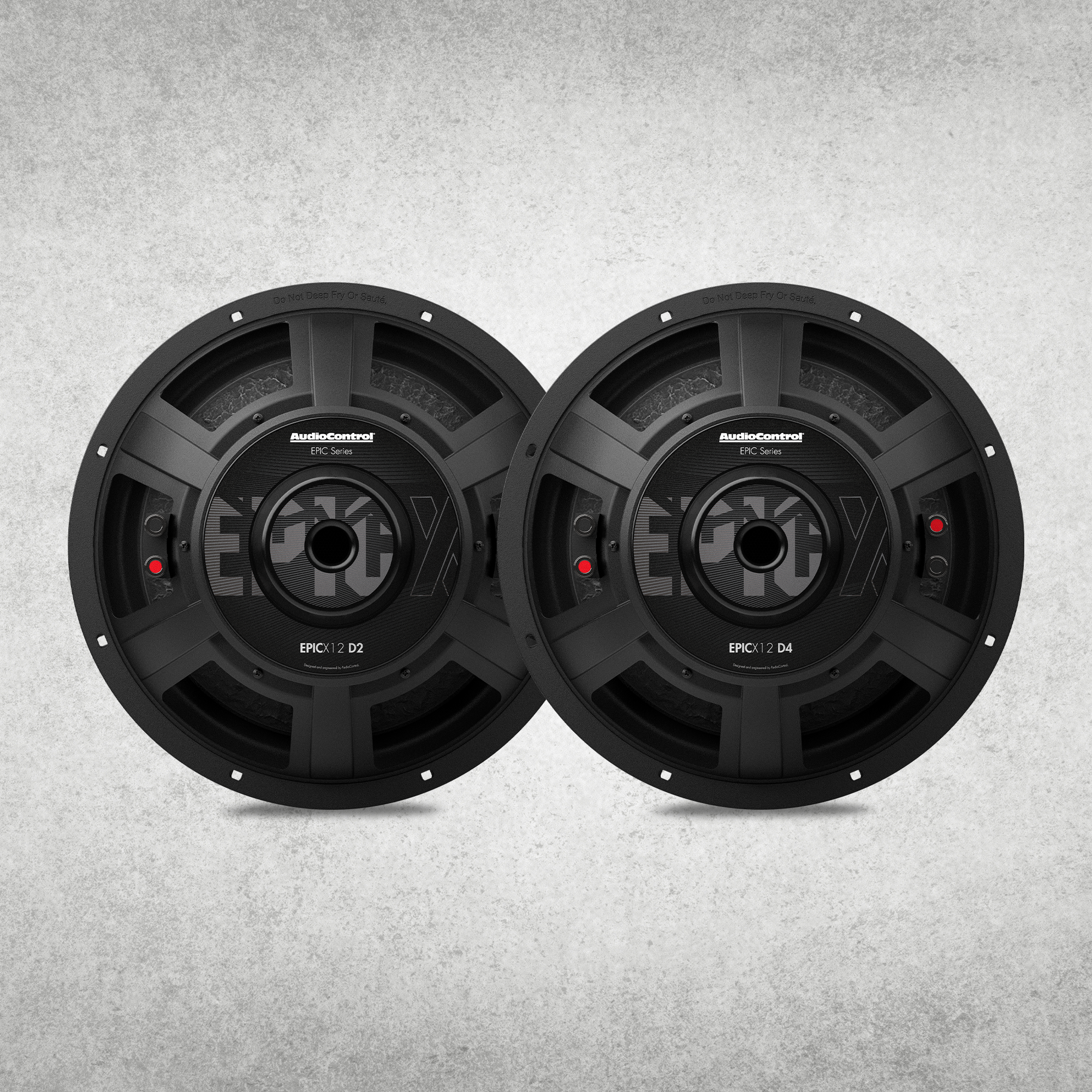 AudioControl EPICX Series 12" Subwoofer, Dual Voice Coil (DVC), 500W RMS/750W Max