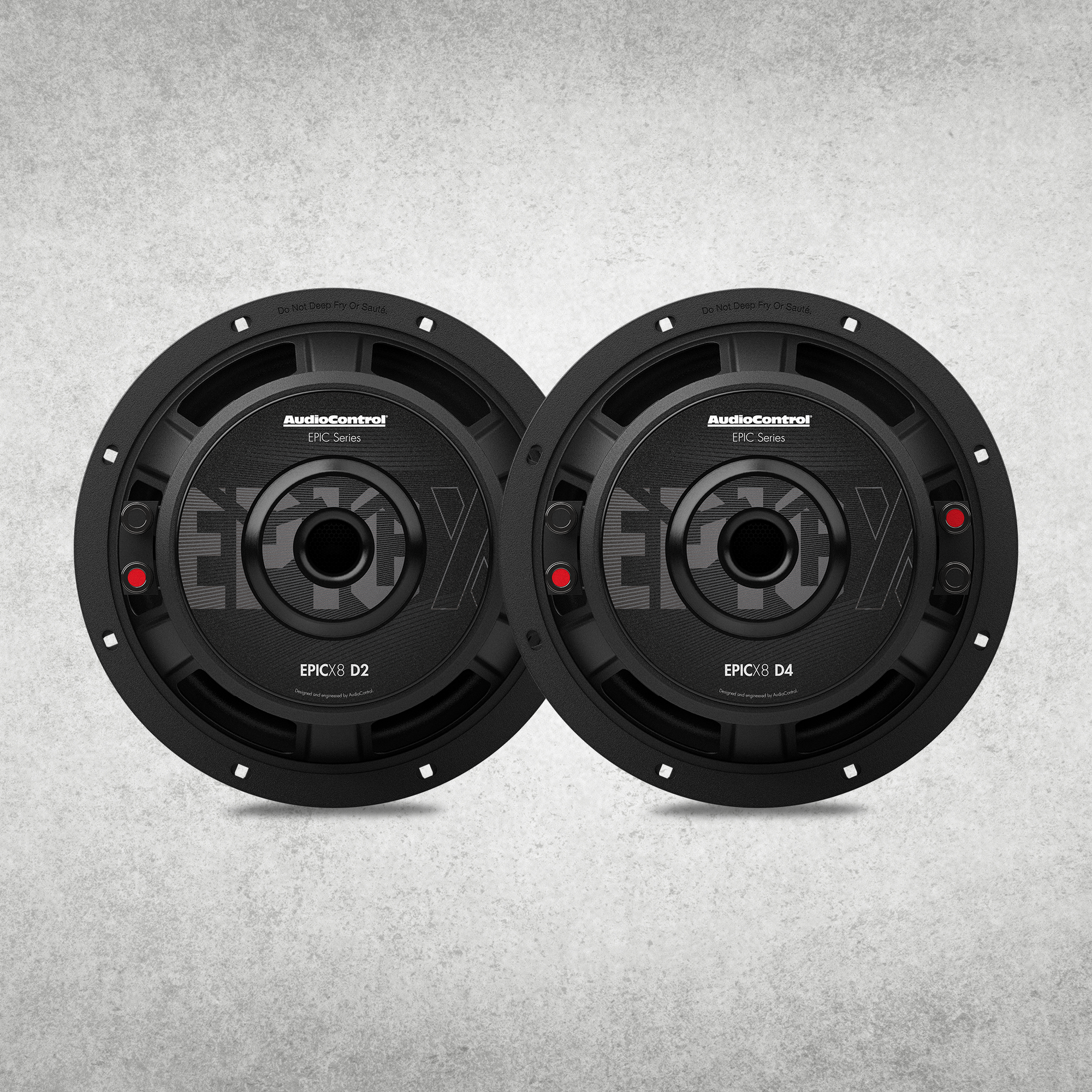 AudioControl EPICX Series 8" Subwoofer, Dual Voice Coil (DVC), 400W RMS/600W Max