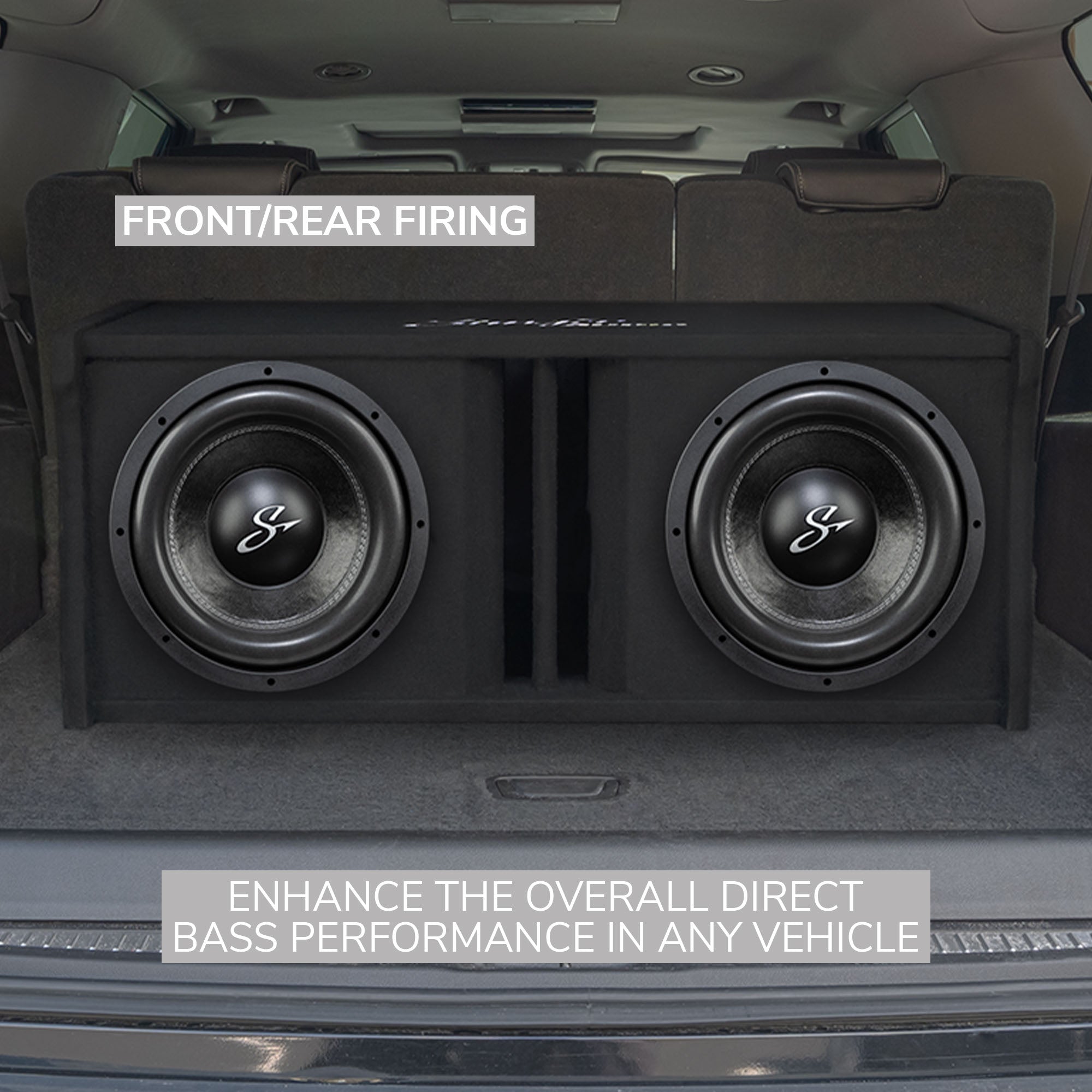 Dual 12" 1,400 Watt (RMS) Loaded Ported Subwoofer Enclosure (1,400 Watts RMS/2,400 Watts Max)