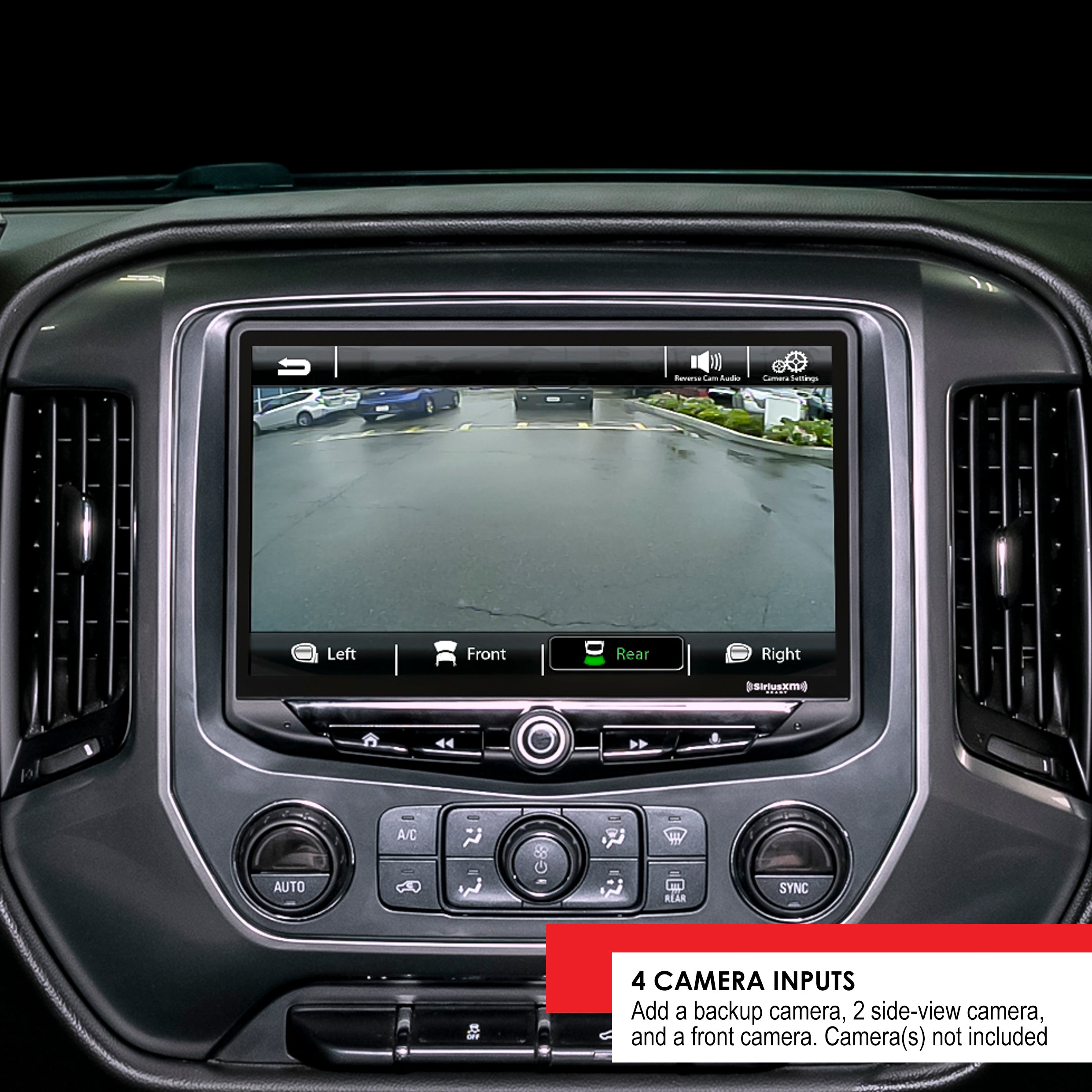 Chevy Silverado/GMC Sierra (2014-2018) HEIGH10 10" Radio Kit with Universal Wireless Backup Camera