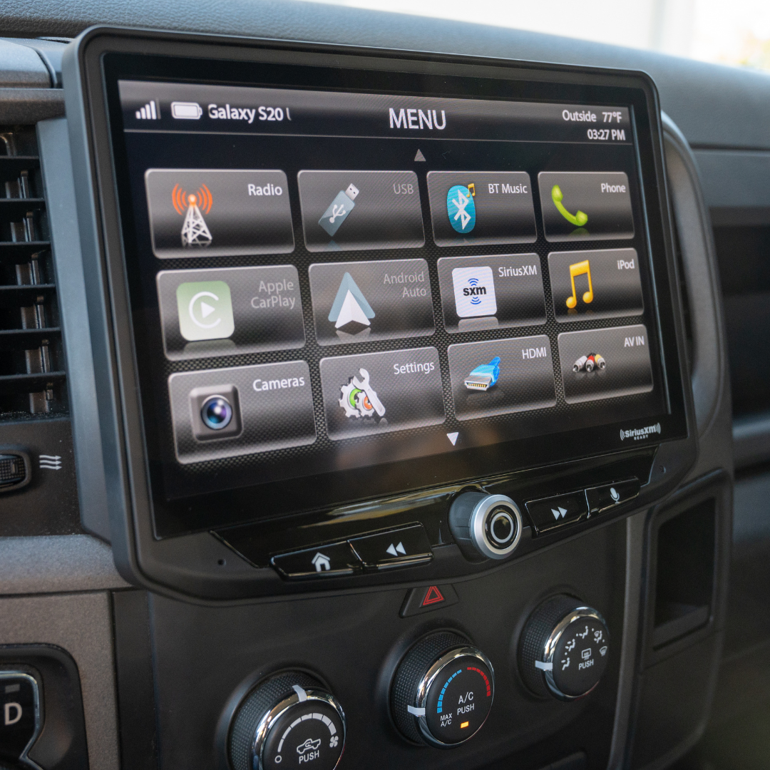 HEIGH10 RAM Truck (2013-2018) 10" Radio Fully Integrated Kit | Displays Vehicle Information