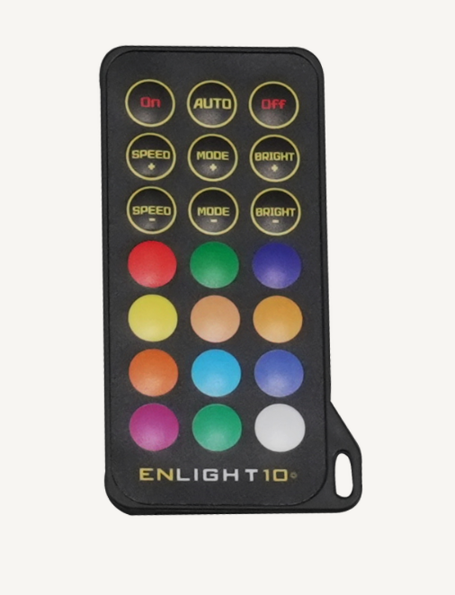 COLORTRAIL RGBW Waterproof Bluetooth Controller, Optional Brake & Turn Signal Wires - ENLIGHT10 App Compatible