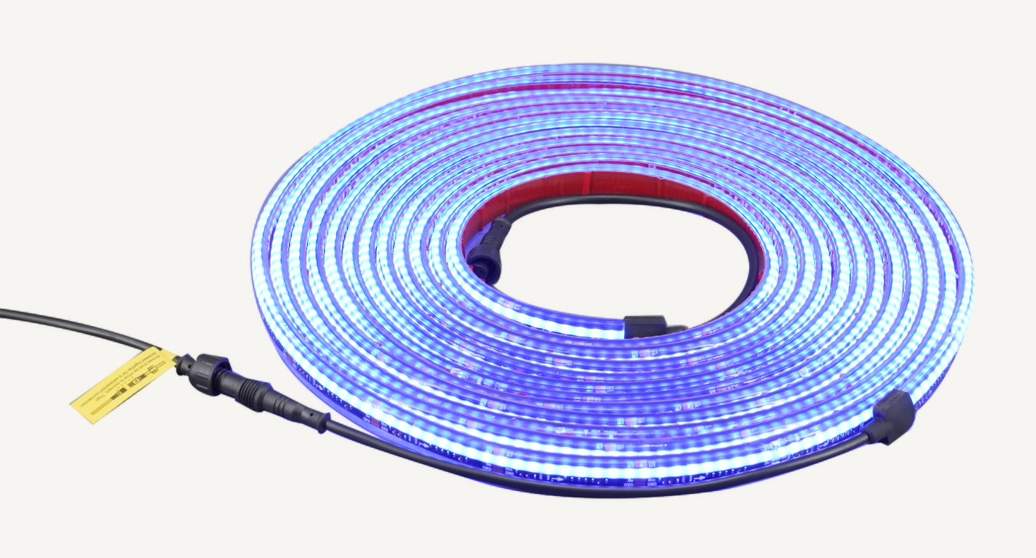 COLORTRAIL 16ft RGBW IP65 LED Tape Strip Lighting, 3-pin Waterproof Connectors by Race Sport Lighting - ENLIGHT10 App Compatible