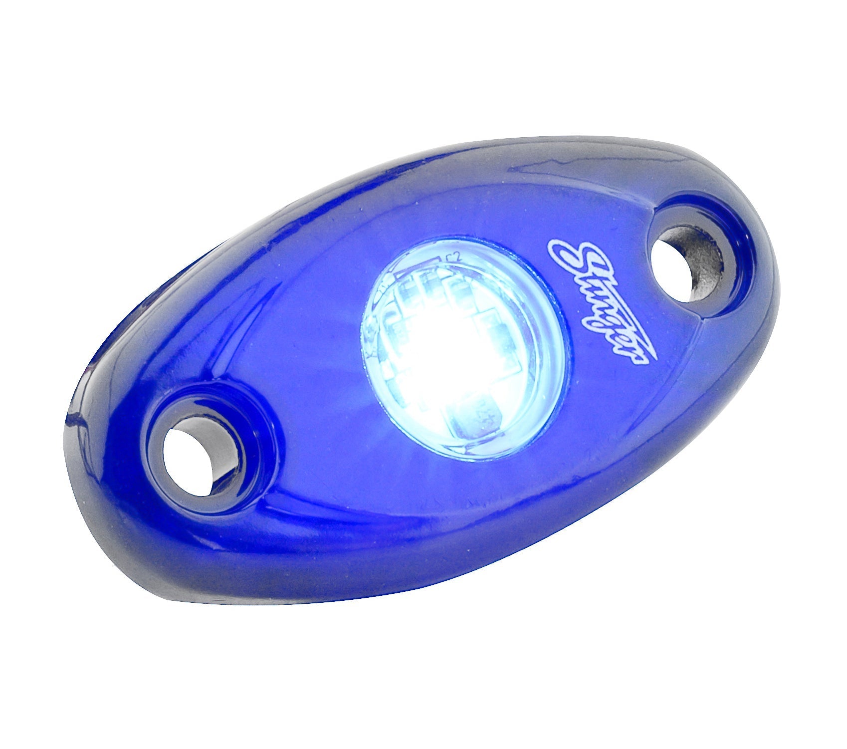 Bright Blue Liquid, Mud, Dust & Impact resistant LED Rock Lights (2 Pair)