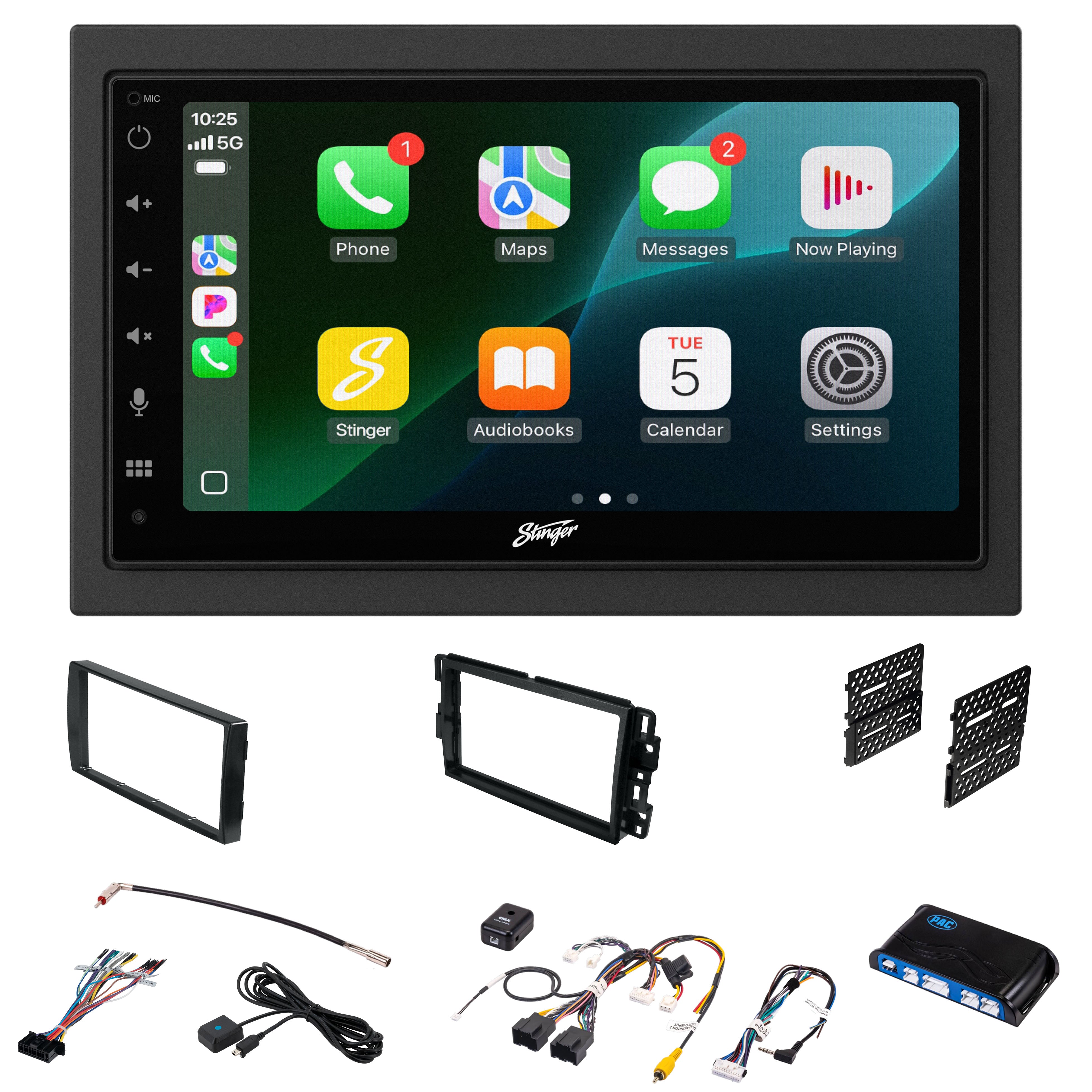 Chevy Silverado/Suburban/Tahoe & GMC Sierra/Yukon (2007-2014) Stinger 6.8" Double DIN Radio Kit