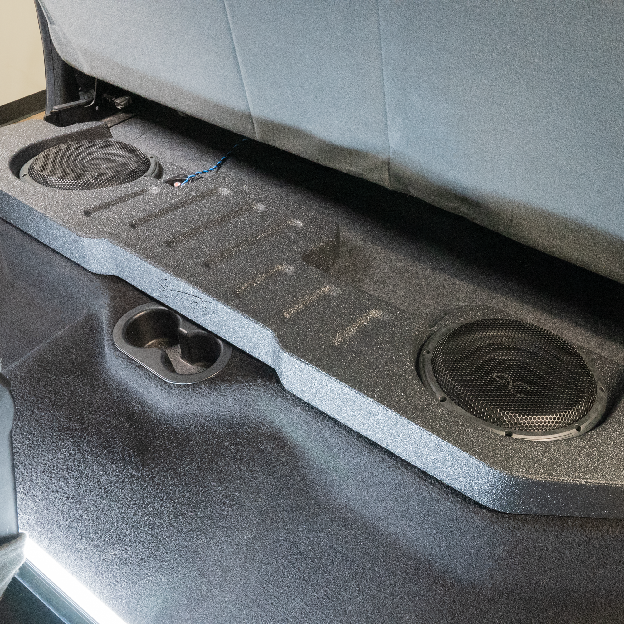 RAM Truck (2002-2025) Under Seat Dual 10" Loaded Subwoofer Enclosure by AudioControl