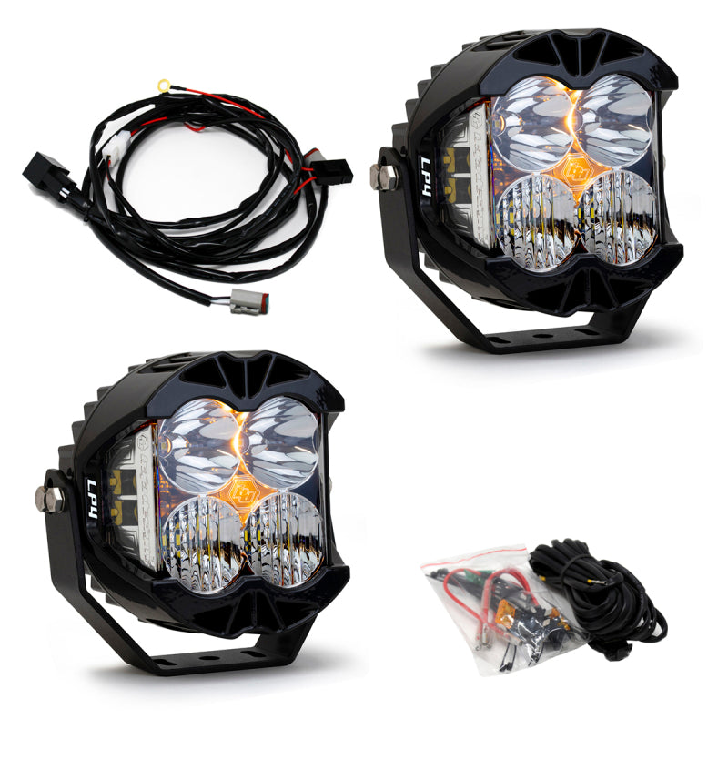 LP4 Pro Pair Driving Combo LED Light Pods (Clear)