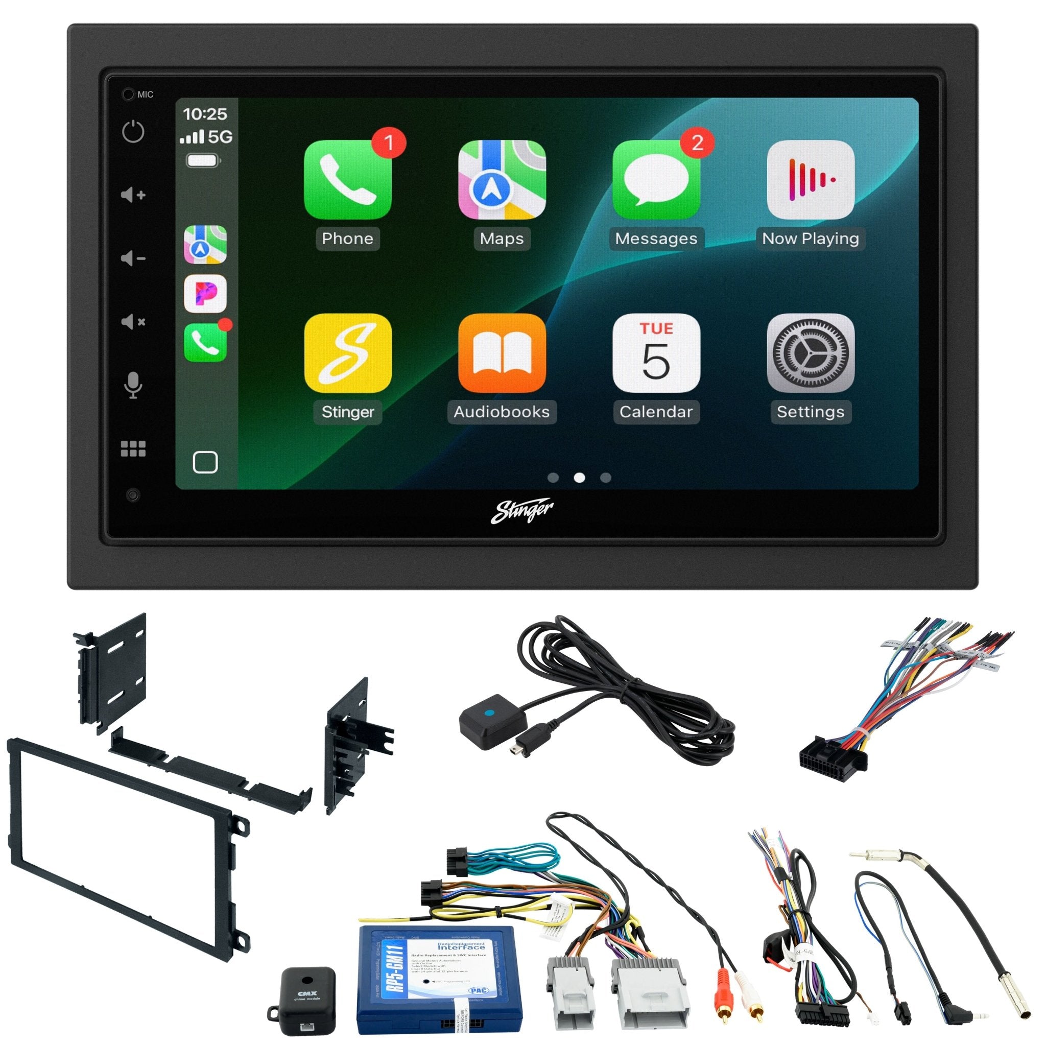 Chevy Silverado/GMC Sierra (2003 - 2007) Stinger 6.8" Double DIN Radio Kit | Plug - & - Play