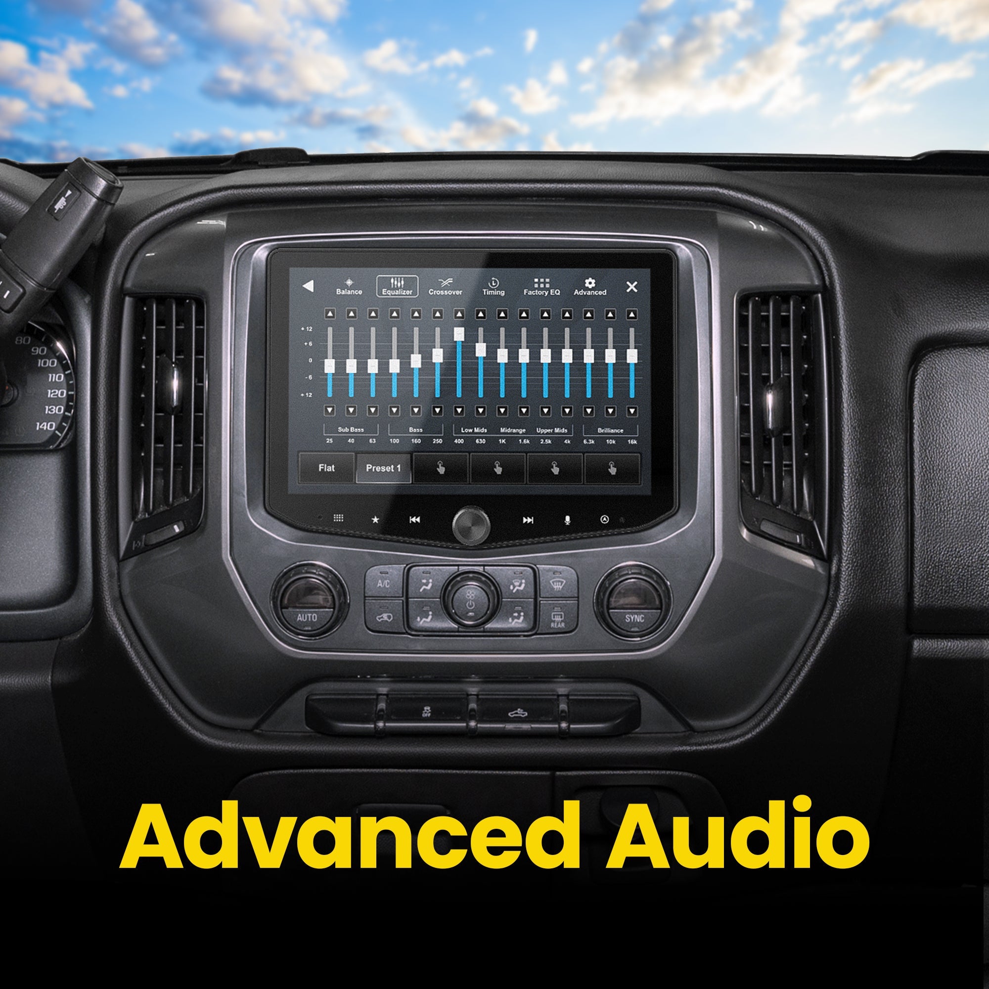 Chevy Silverado/GMC Sierra (2014 - 2018) HORIZON10 10" Plug - and - Play Radio Kit