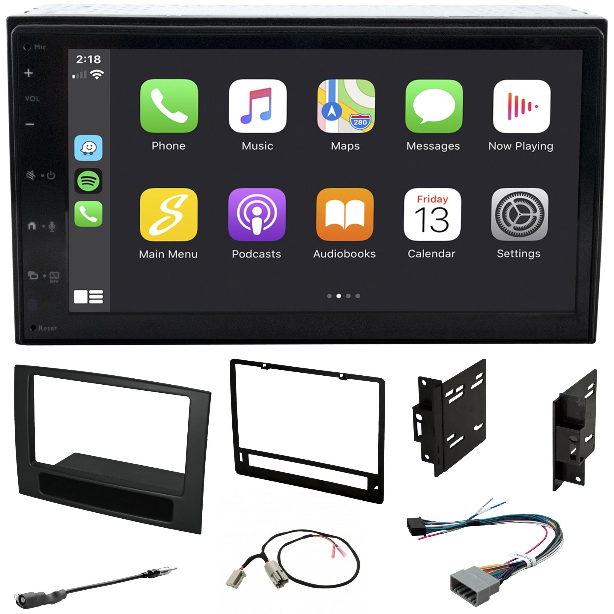 Dodge Ram Truck (2006 - 2008) 6.8" Plug - and - Play Radio Kit with Backup Camera Kit | New Model Radio