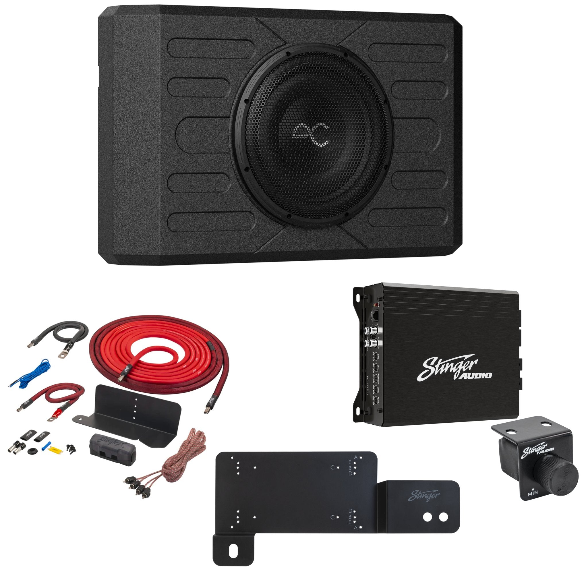 Ford Bronco (2021 - 2023) Single 12" 400 Watt (RMS) Swing Gate Loaded Sealed Subwoofer Enclosure Complete Bass Package