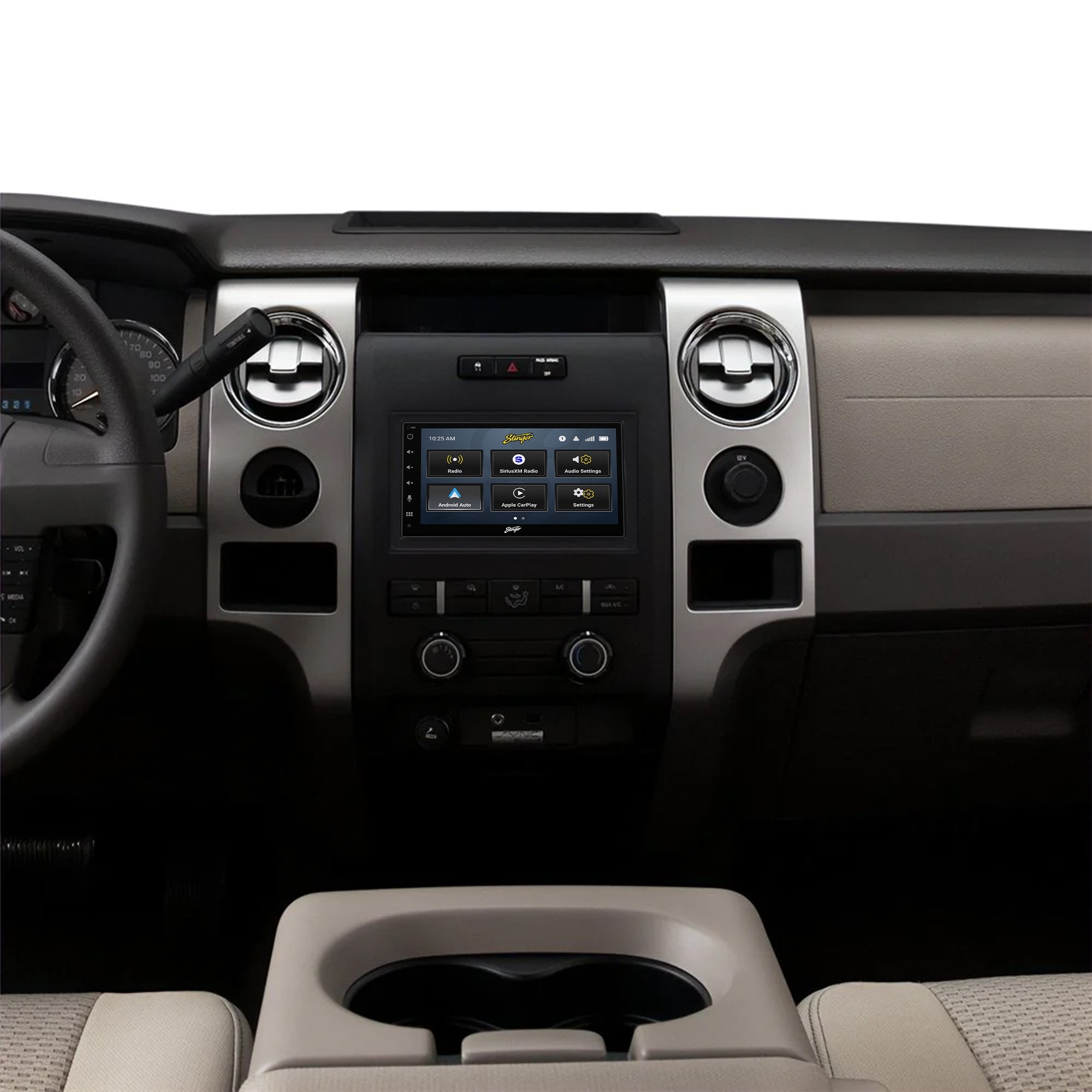 Ford F - 150 (2009 - 2014) Stinger 6.8" Double DIN Radio Kit | Plug - & - Play