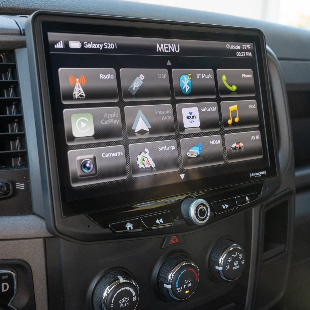 HEIGH10 RAM Truck (2013 - 2018) 10" Radio Fully Integrated Kit | Displays Vehicle Information