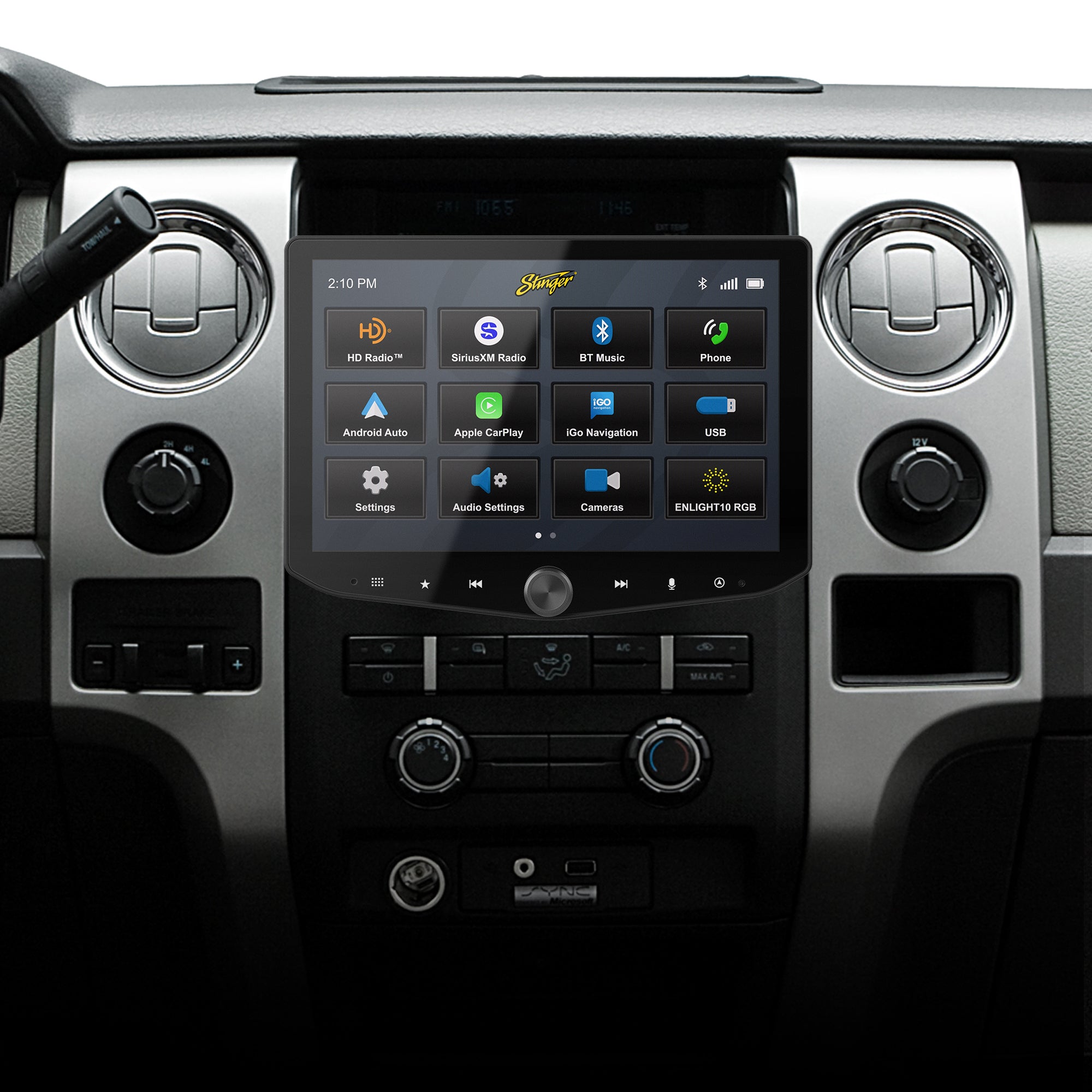 HORIZON10 Ford F - 150 (2009 - 2014) 10" Radio Kit