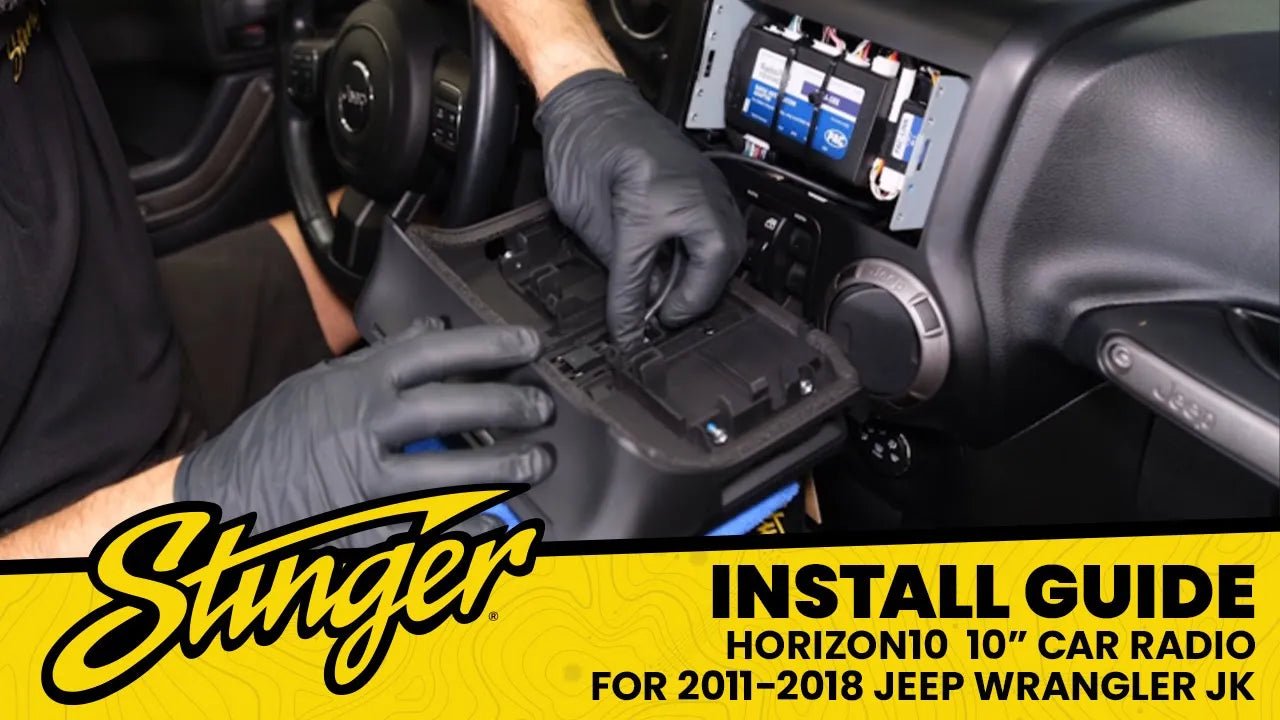 HORIZON10 Jeep Wrangler JK (2011 - 2018) 10" Radio Fully Integrated Kit | Displays Vehicle Information and Off - Road Mode