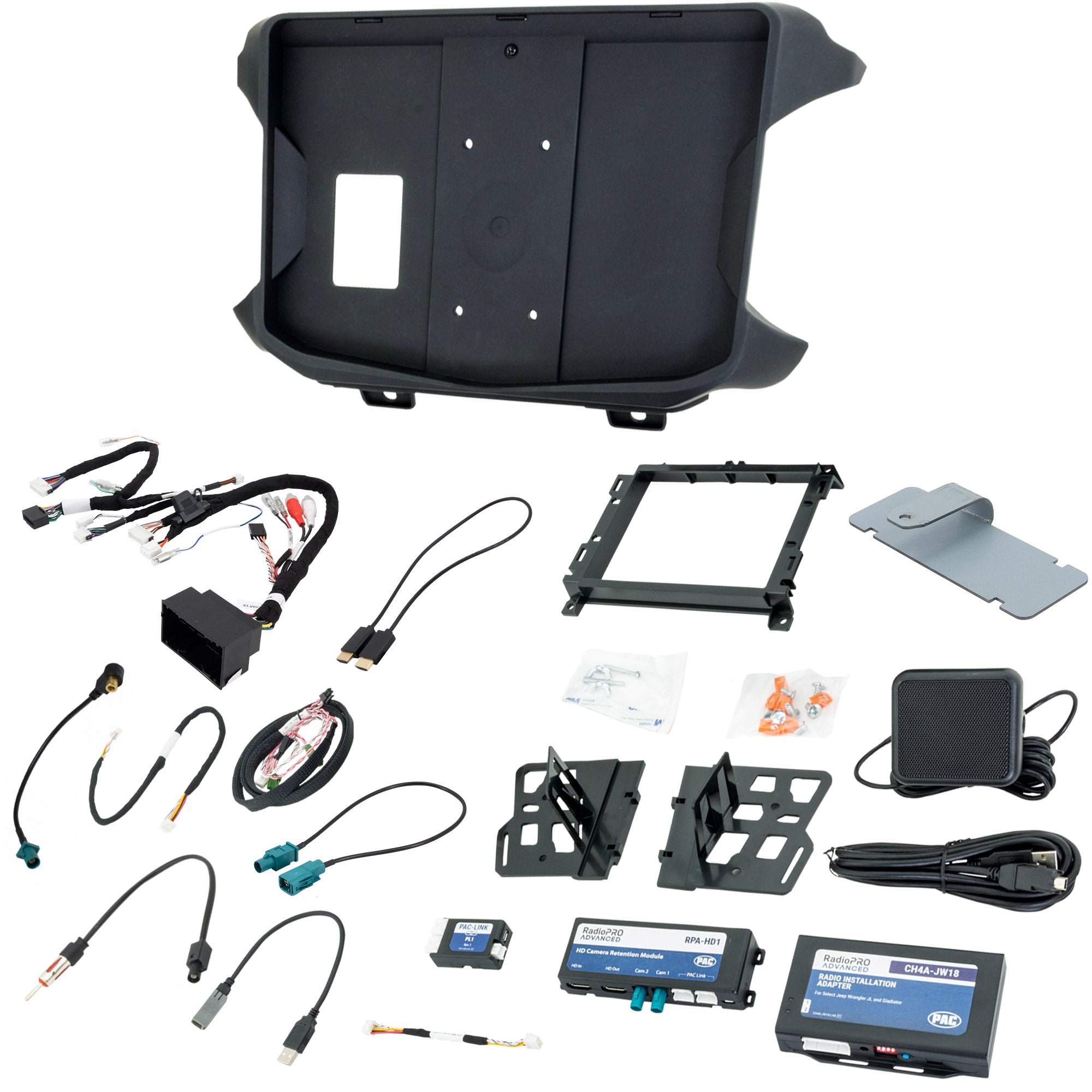 HORIZON10 Jeep Wrangler JL (2018 - 2023)/Gladiator JT (2020 - 2023) 10" Radio Fully Integrated Kit | Displays Vehicle Information and Off - Road Mode