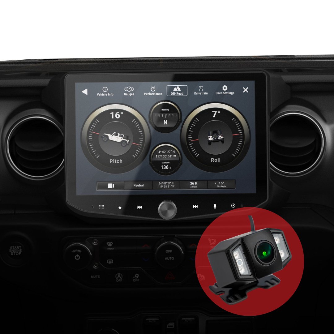 HORIZON10 Jeep Wrangler JL/Gladiator JT (2018 - 2023) 10" Radio Kit with AHD Front/Rear Camera