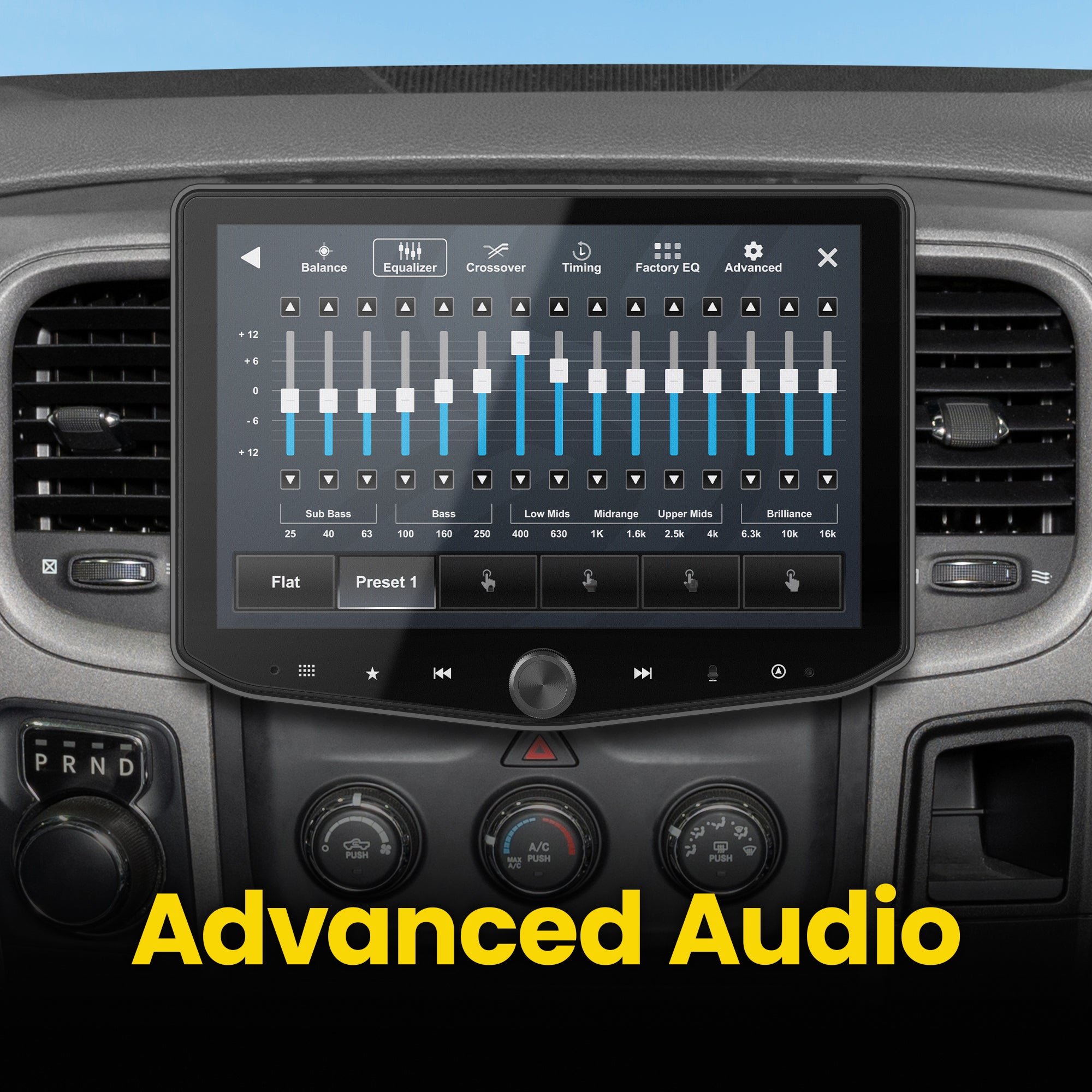 HORIZON10 RAM Truck (2013 - 2018) 10" Fully Integrated Radio Kit | Plug - & - Play